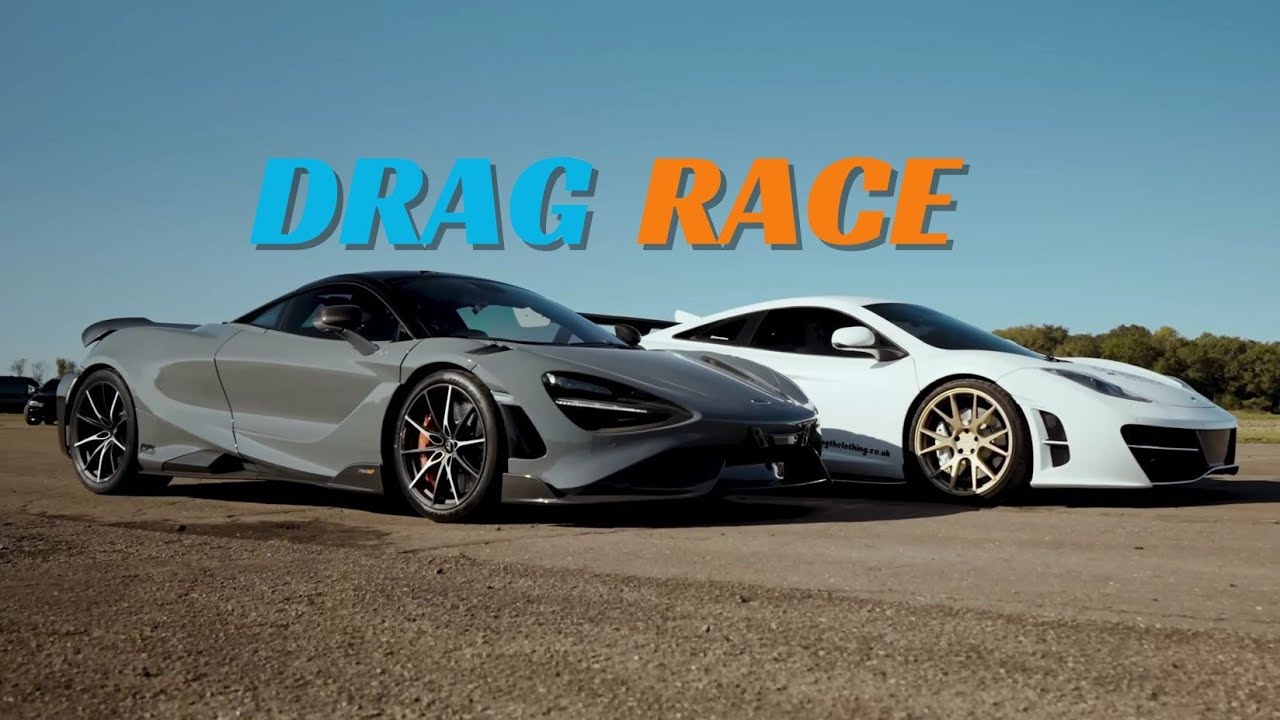 Tuned McLaren 765LT vs Tuned MP4-12C – Insane Drag Race | Roll Race & Acceleration Test