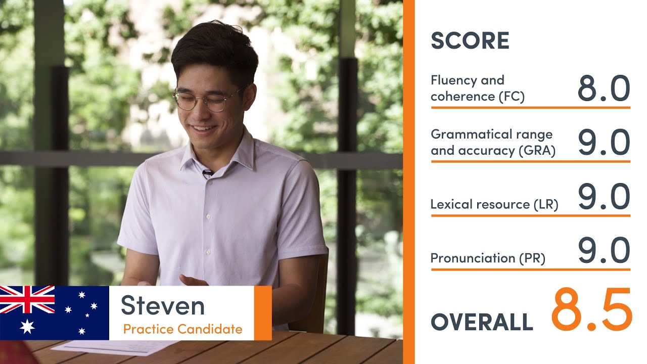 IELTS Speaking - Band 8.5 - with expert feedback (Steven from Australia 🇦🇺)