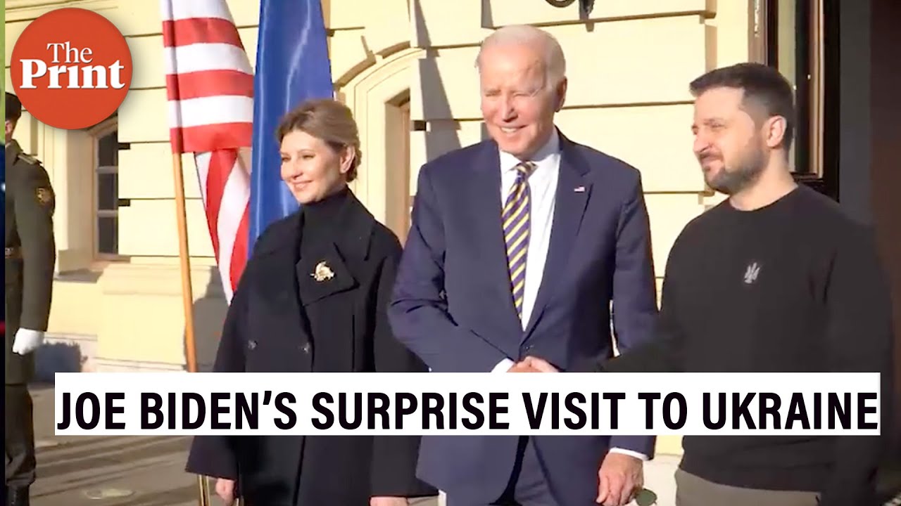 Joe Biden Makes a surprise visit to Kyiv, Ukraine