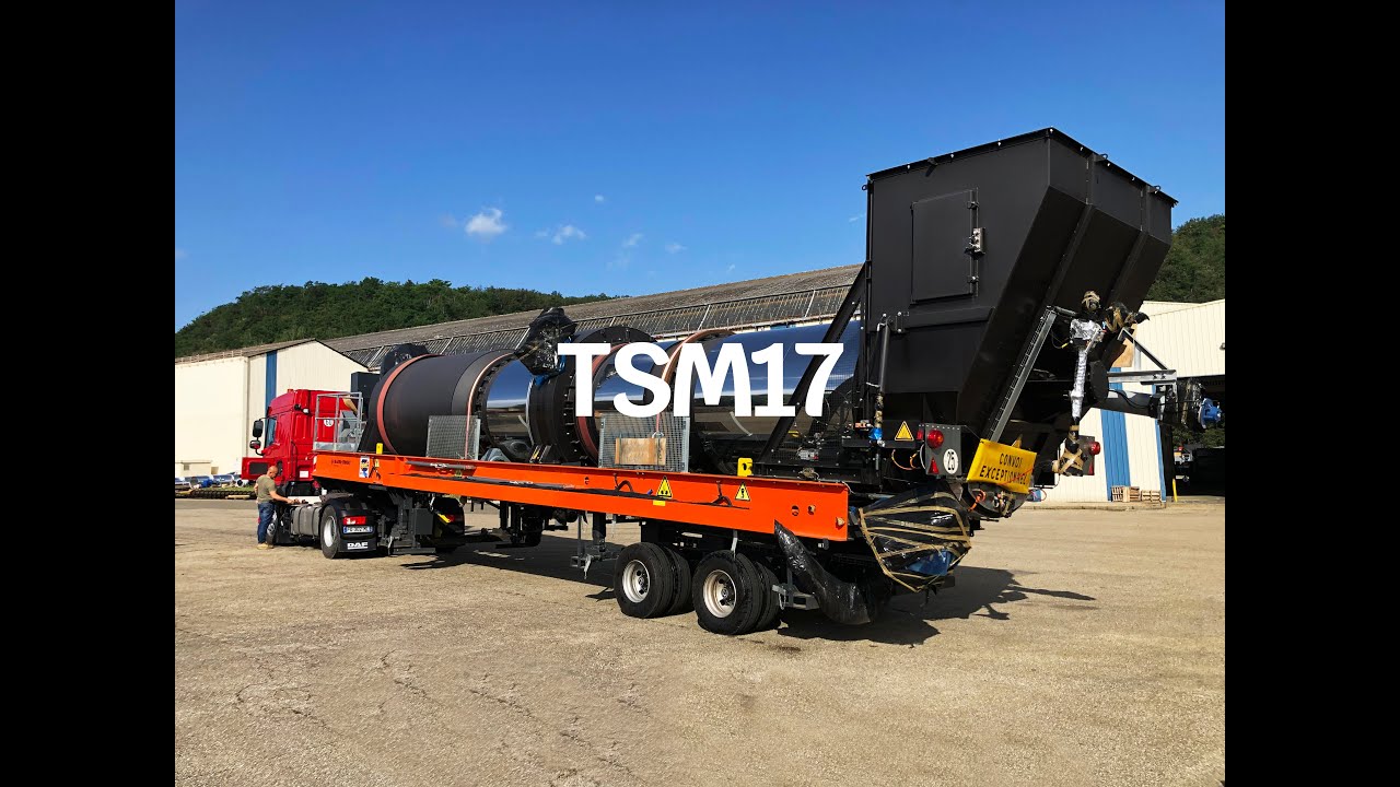 TSM17 | Usine d'enrobés hypermobile à toute épreuve