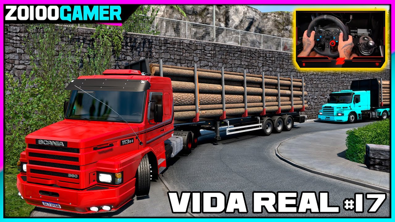 VIDA REAL #17 - PRESSÃO E QUEBRA DE ASA NA SCANIA 113H - EURO TRUCK SIMULATOR 2