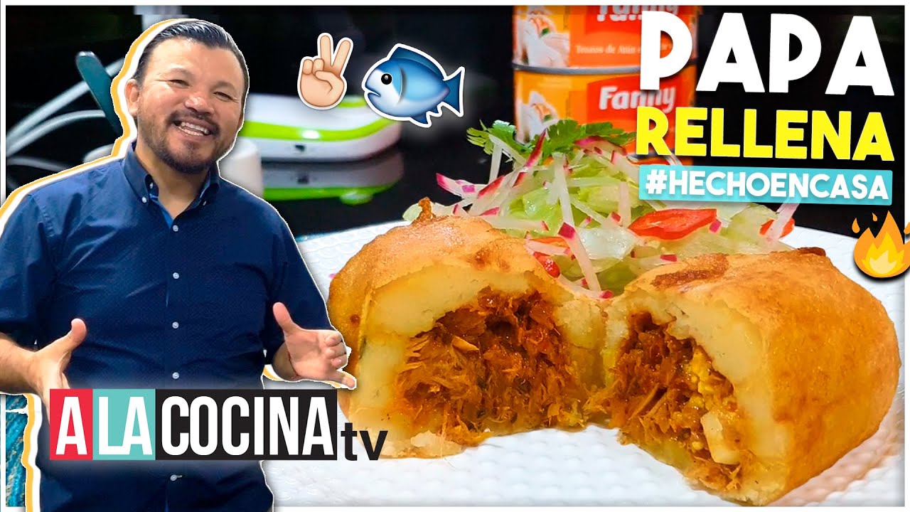 KUMAR  prepara una papa rellena con ATÚN! #hechoencasa