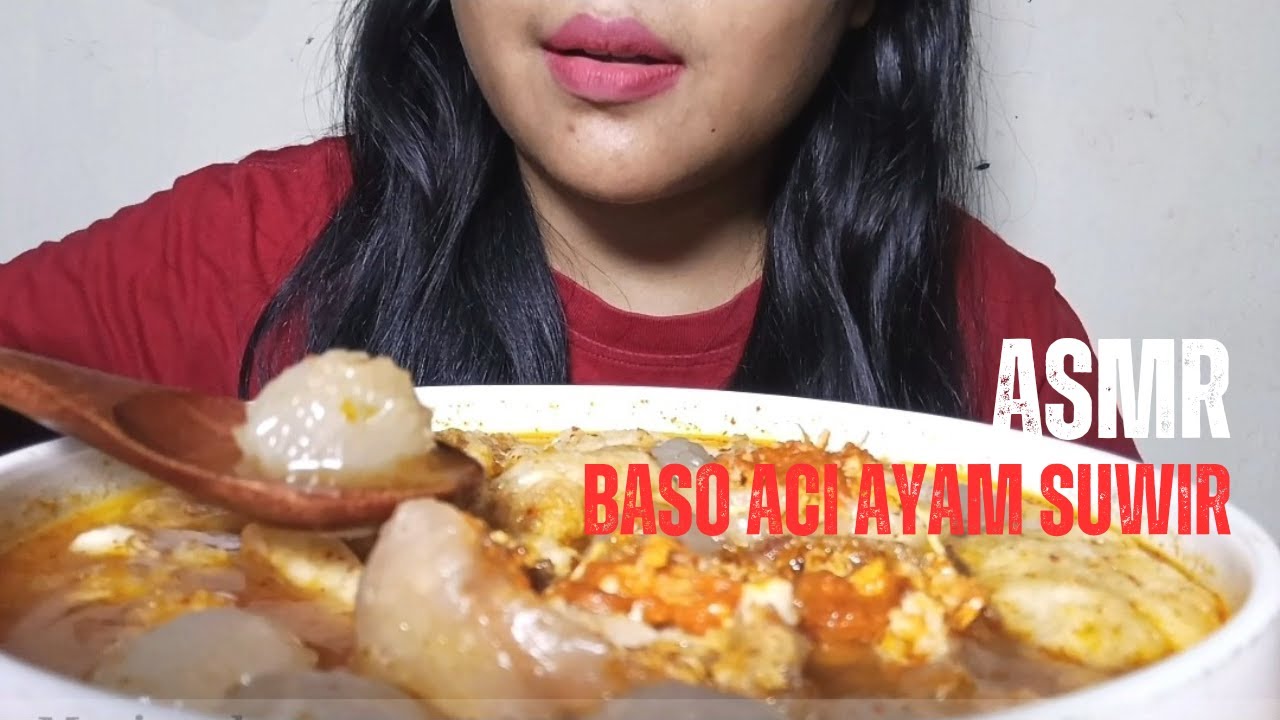 BASO ACI ISI AYAM SUWIR, PEDES NAMPOL 🔥| ASMR INDONESIA