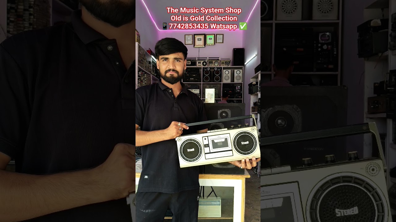Radio FM Cassette Recorder Collection Available #old #radio #tape #shorts  #themusicsystemshop