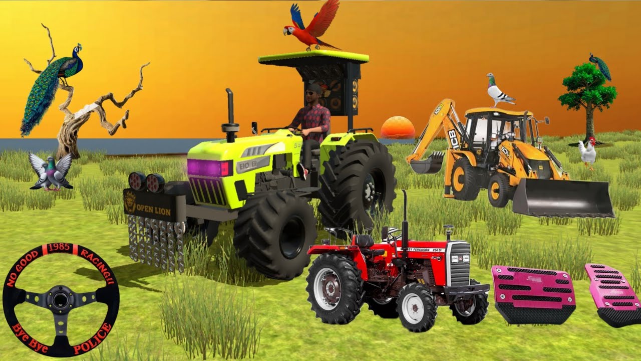 Tractor 🚜 JCB Game 🎯🎯 impossible 👿👿👿👿👿🎯🎯🎮#tractorvideo #tractorgame #tranding 