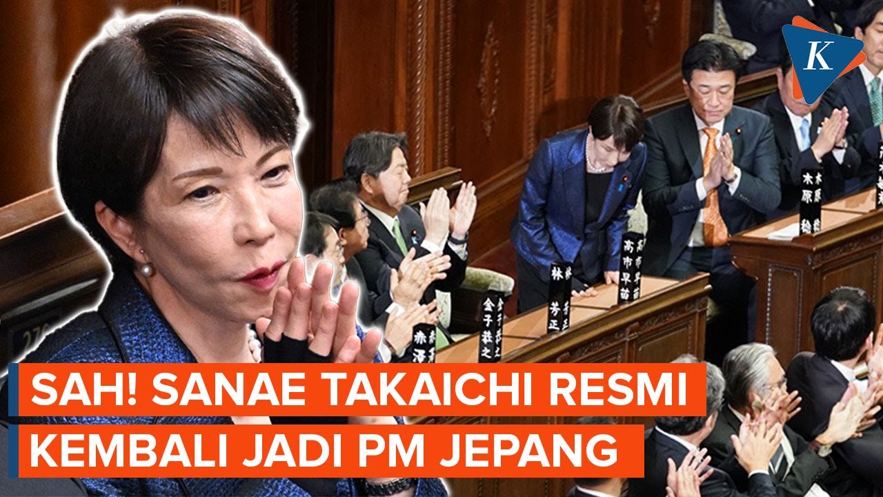 Momen Sanae Takaichi Kembali Diangkat sebagai Perdana Menteri Jepang