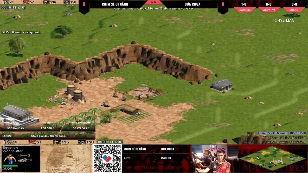 Chim Sẻ Đi Nắng vs Dưa Chua | AOE League Summer 2024 | Vòng 3 #aoe #games #chimsedinang