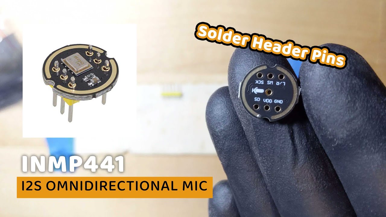 INMP441 I2S Omnidirectional Microphone Board