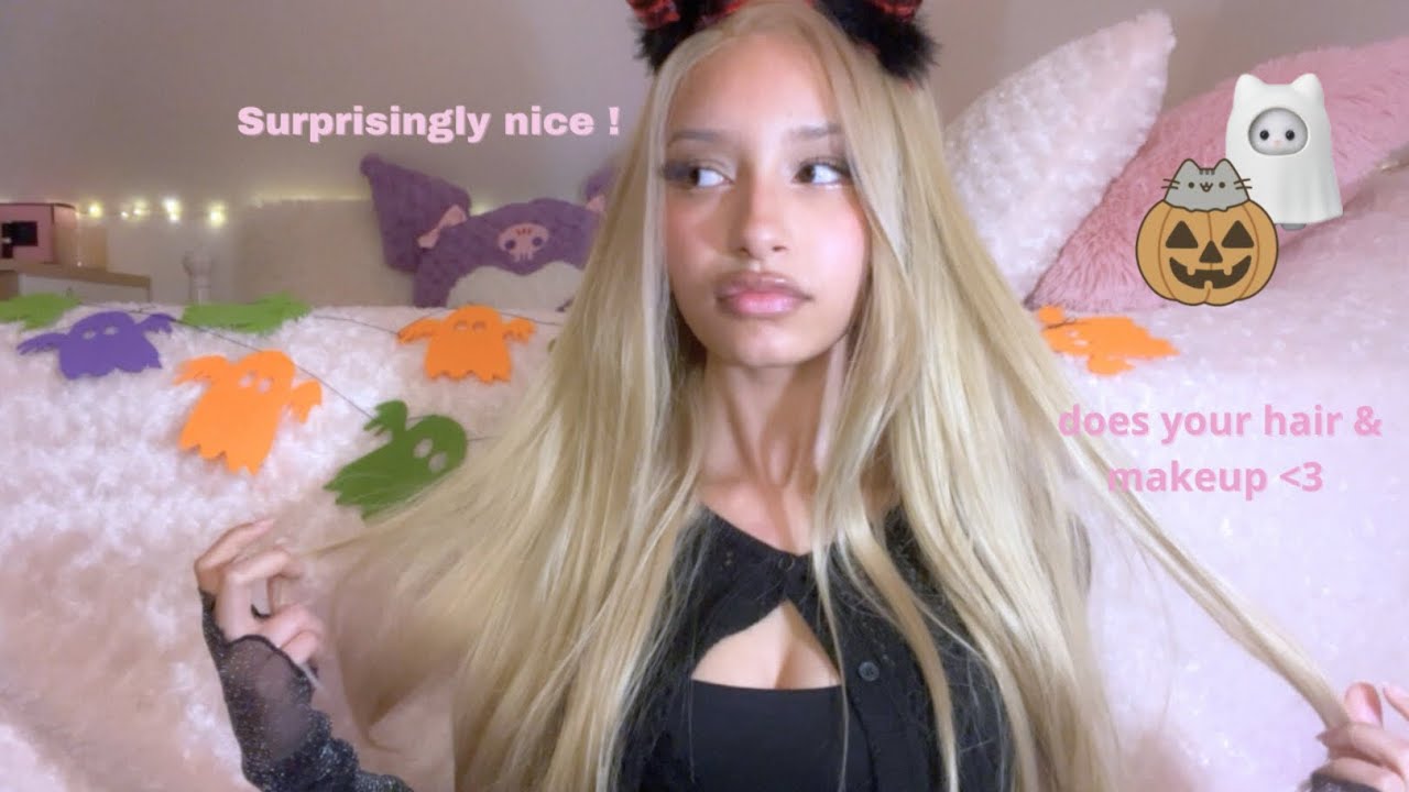 ASMR | Popular girl gets you ready for a halloween party 🎃 ~layered sounds~