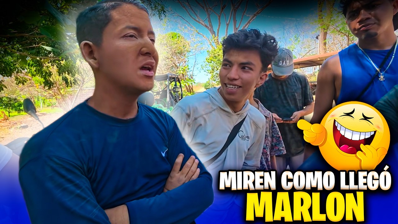 Que le habrá pasado a Marlon? Nos daremos una bañada después de esta aventura