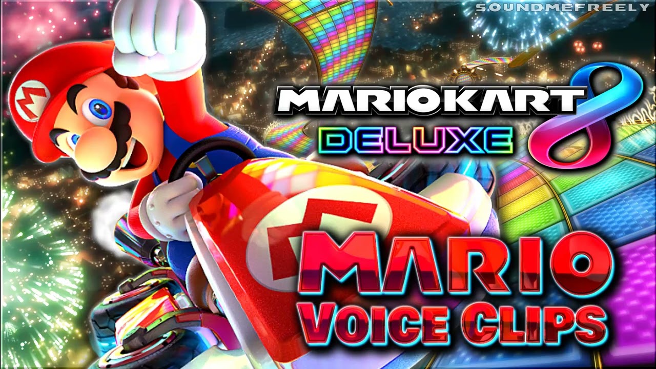 All Mario Voice Clips • Mario Kart 8 Deluxe • All Voice Lines • Nintendo Switch (Charles Martinet)