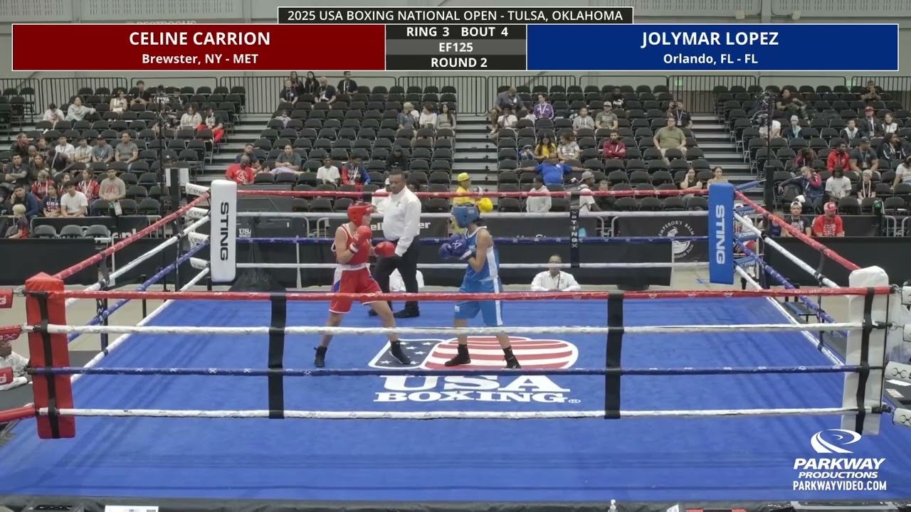 USAB 25 NO 918PM Ring 3 Bout 4 Celine Carrion Jolymar Lopez EF125