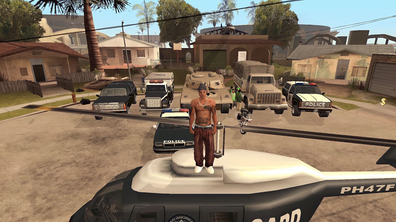 OG Loc Steals All Police Cars / GTA San Andreas