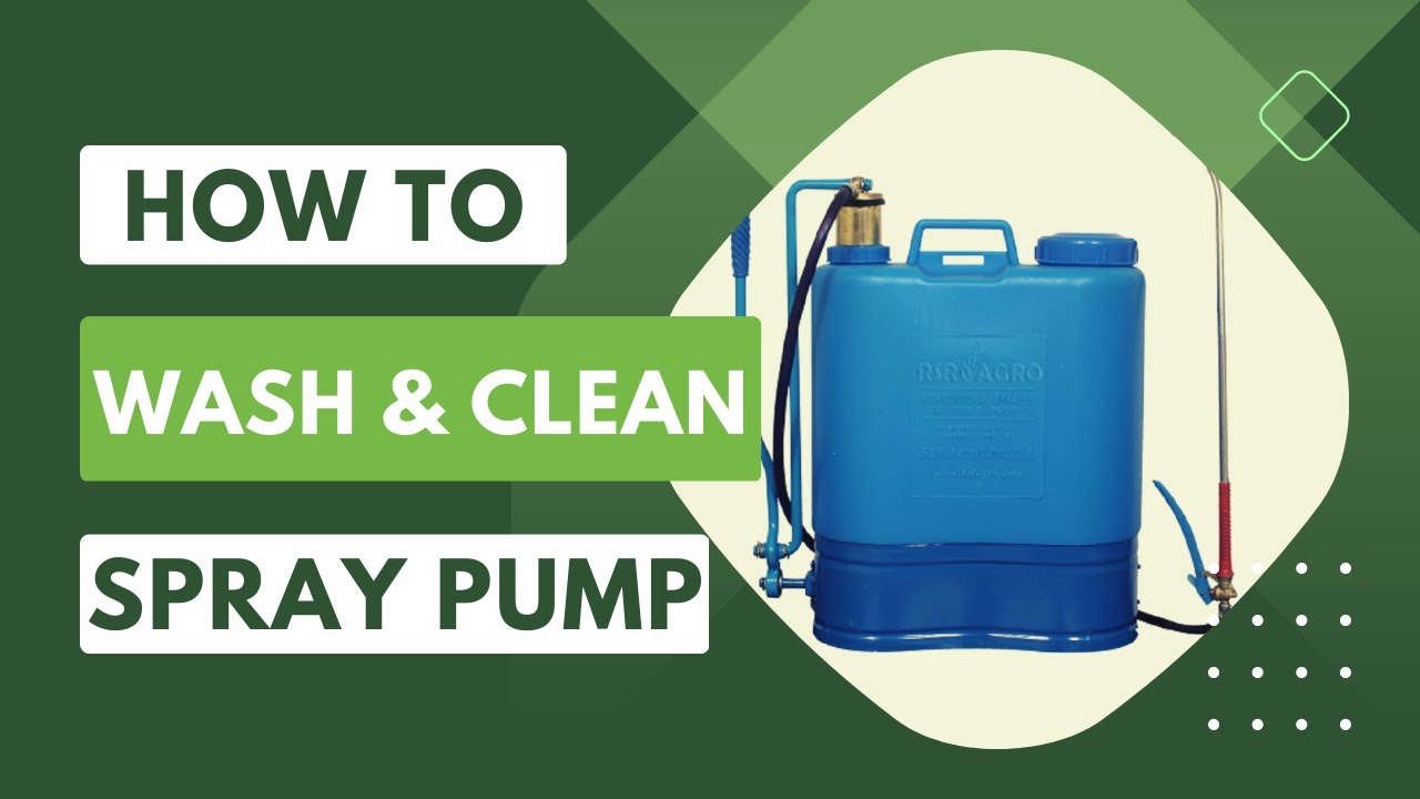 The Ultimate Guide to How to clean and wash spray pump