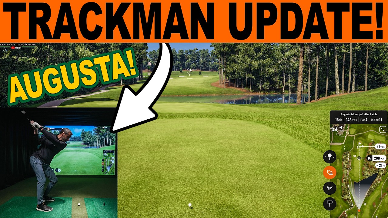 Trackman Golf Simulator Update! 10.3 BETA is Here! + AUGUSTA 😮