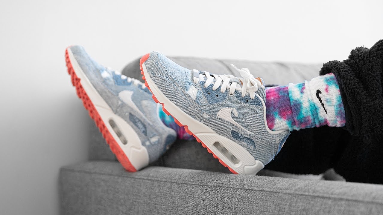 RATE MY LEVI'S NIKE BY YOU AIR MAX 90 || QUICK REVIEW + ON FOOT