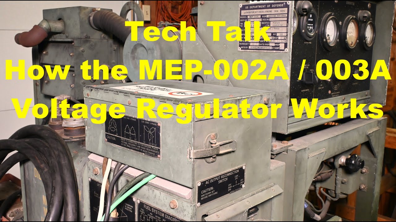Tech Talk - How The MEP-002A / 003A Generator AC Voltage Regulator Works