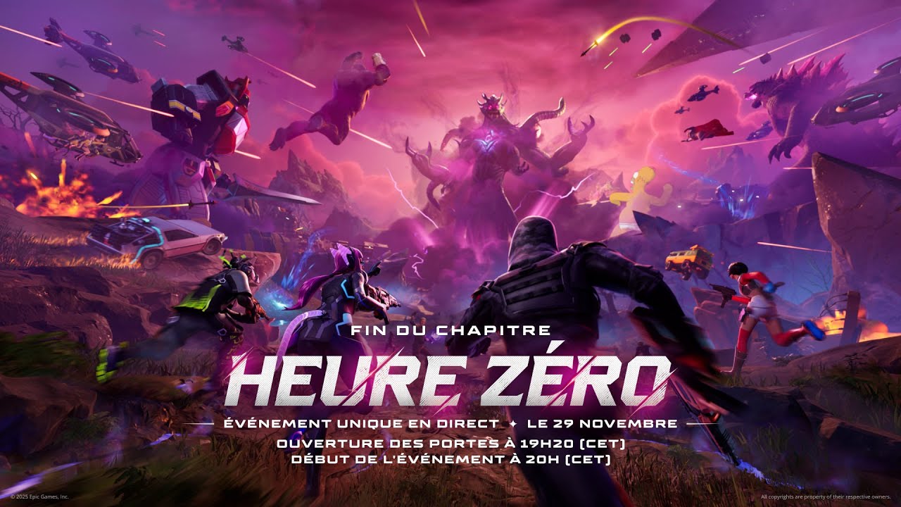 Fortnite - HEURE ZÉRO - Live Event Fin du Chapitre 6 [No Commentary]