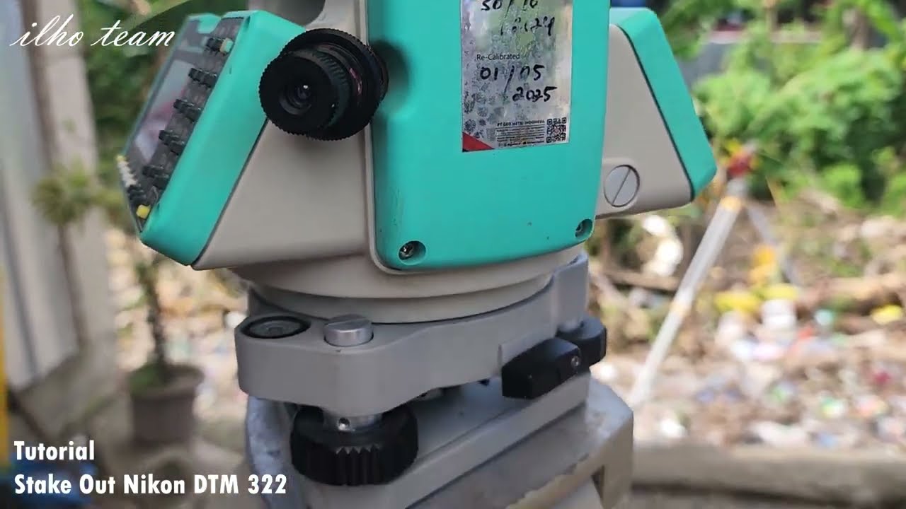 Tutorial Stake Out Total Station Nikon DTM 322, Nikon NPL, Nikon Seri N, Nikon Seri M, Nikon Seri K