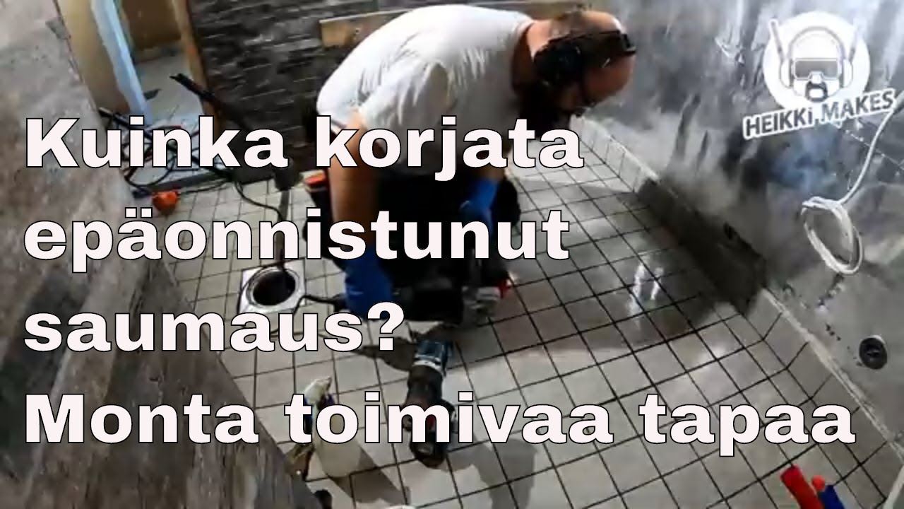 Kuinka korjata pieleen mennyt laatoituksen saumaus
