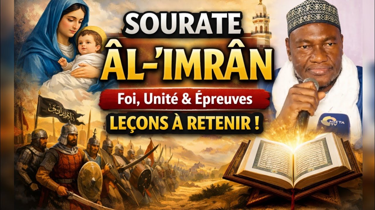 SOURATE AL-IMRAN, Tafsir du saint Coran par imam Abdoulaye Koita,la foi et l'histoire des prophètes 