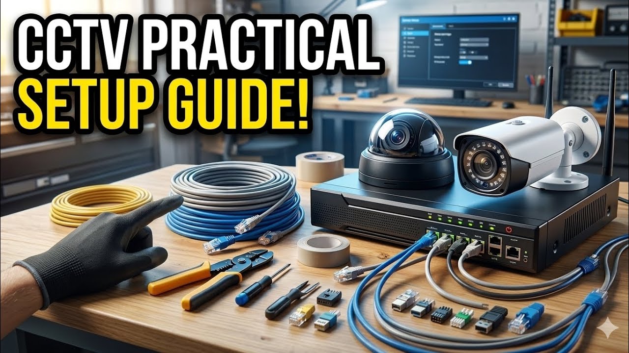 CCTV Camera Practical Setup & Configuration Guide | Step-by-Step Tutorial