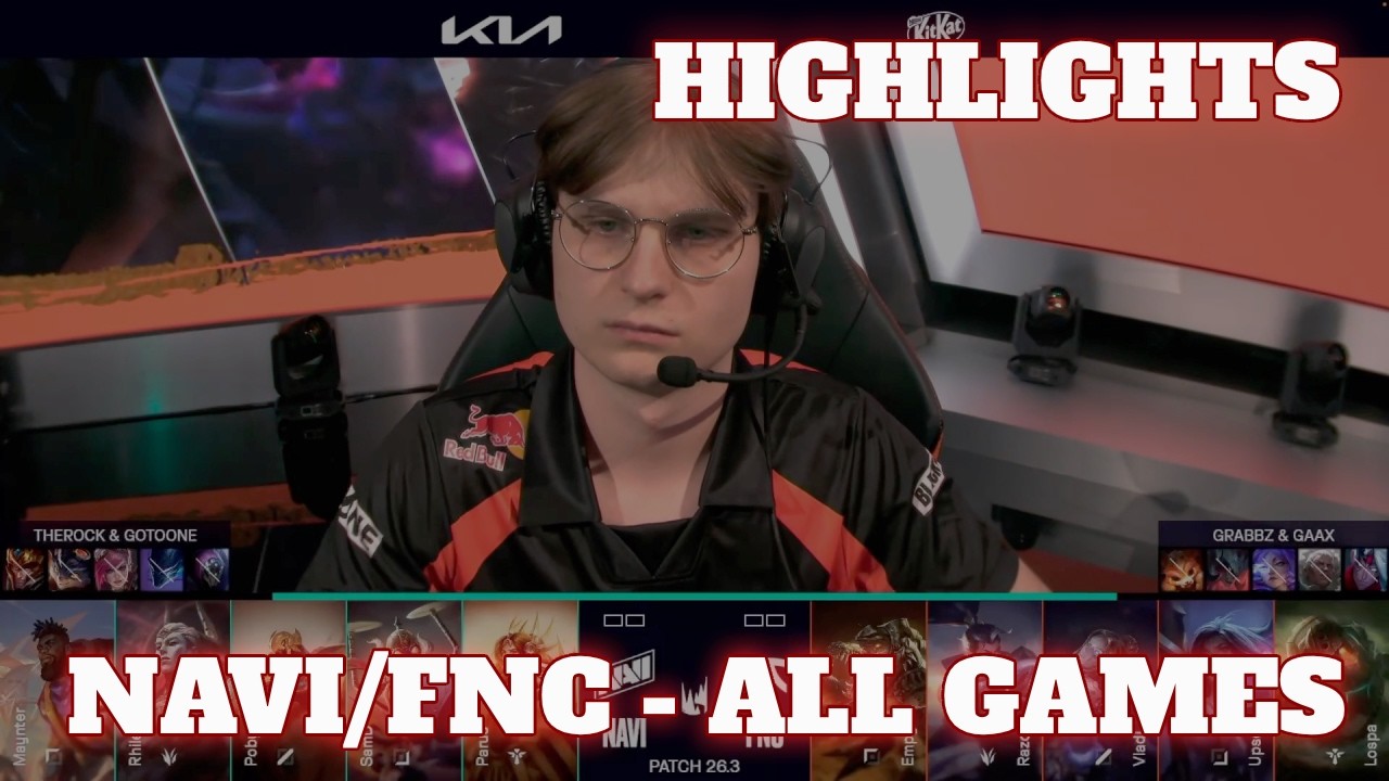 FNC vs NAVI - All Games (Bo3) Highlights | Round 1 LEC Versus 2026 | Fnatic vs Natus Vincere