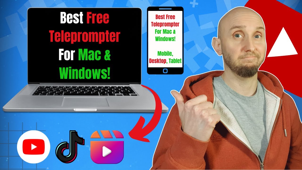 Free Teleprompter For YouTube Videos - No Hardware Needed (Mac & Windows)