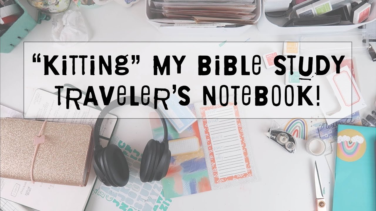 Bible journaling supplies for my Bible study traveler's notebook!
