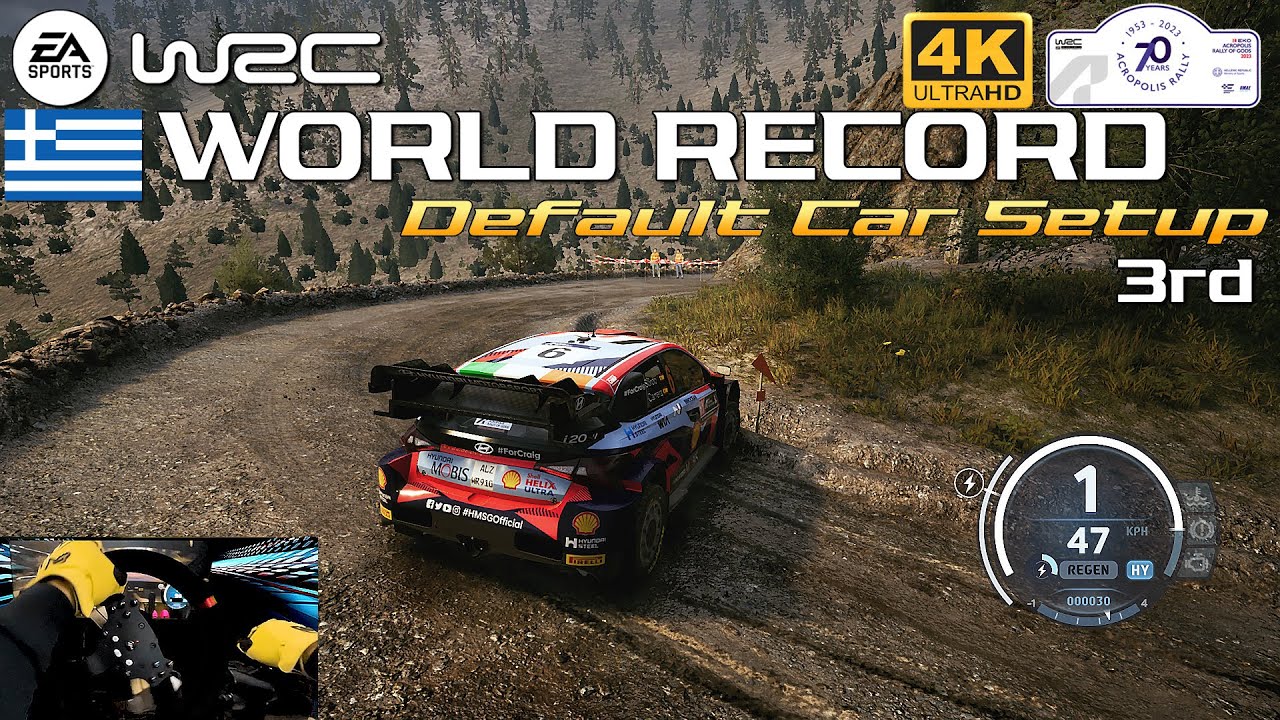WORLD RECORD 3rd - EA SPORTS WRC | Bauxites Greece - Hyundai i20 Hybrid | PXN V10 Gameplay