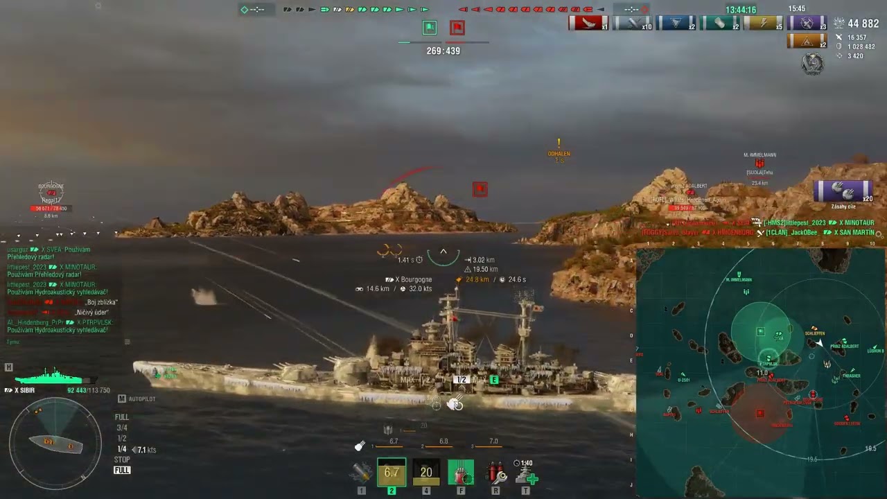 World of Warships - Sibir, Expet, Kraken, High caliber, Cordinated attack,