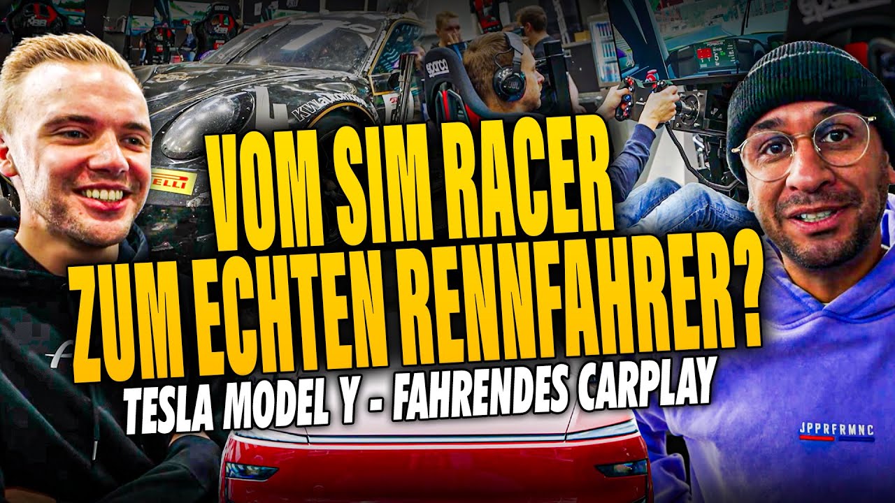 JP Performance - Vom Sim Racer zum echten Rennfahrer? Tesla Model Y - fahrendes Carplay?