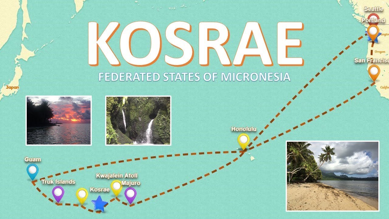 Travel Video from Portland to Kosrae in Federated States of Micronesia