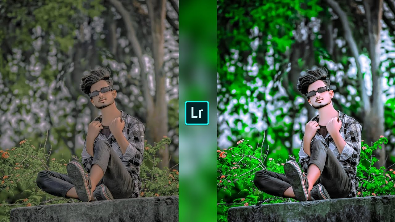 New Lightroom photo editing//green and grey tone photo editing mobile//preset download free//