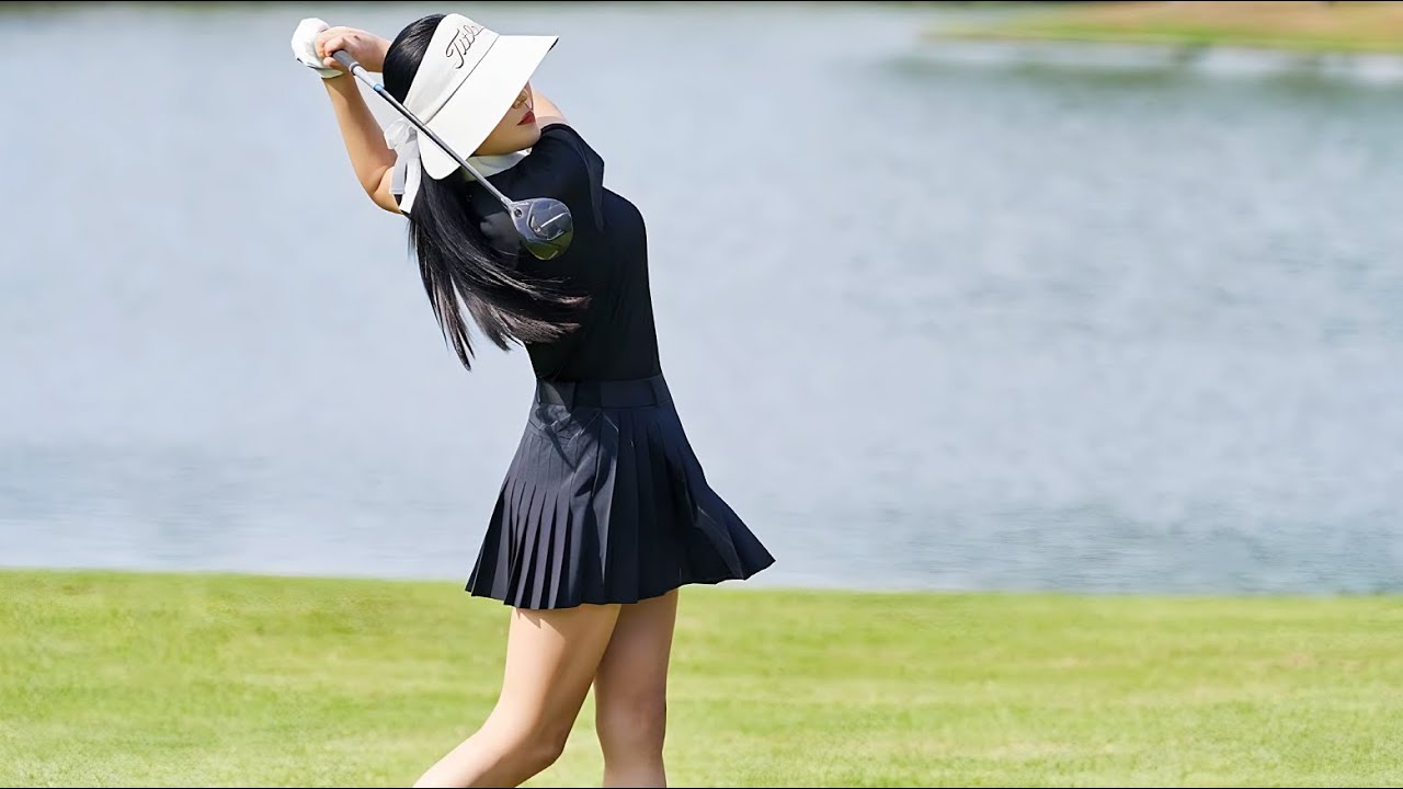 [세로골프TV] 173cm Titleist 소속 프로 KLPGA 장원주 프로의 파워풀 스윙 모음 #장원주프로