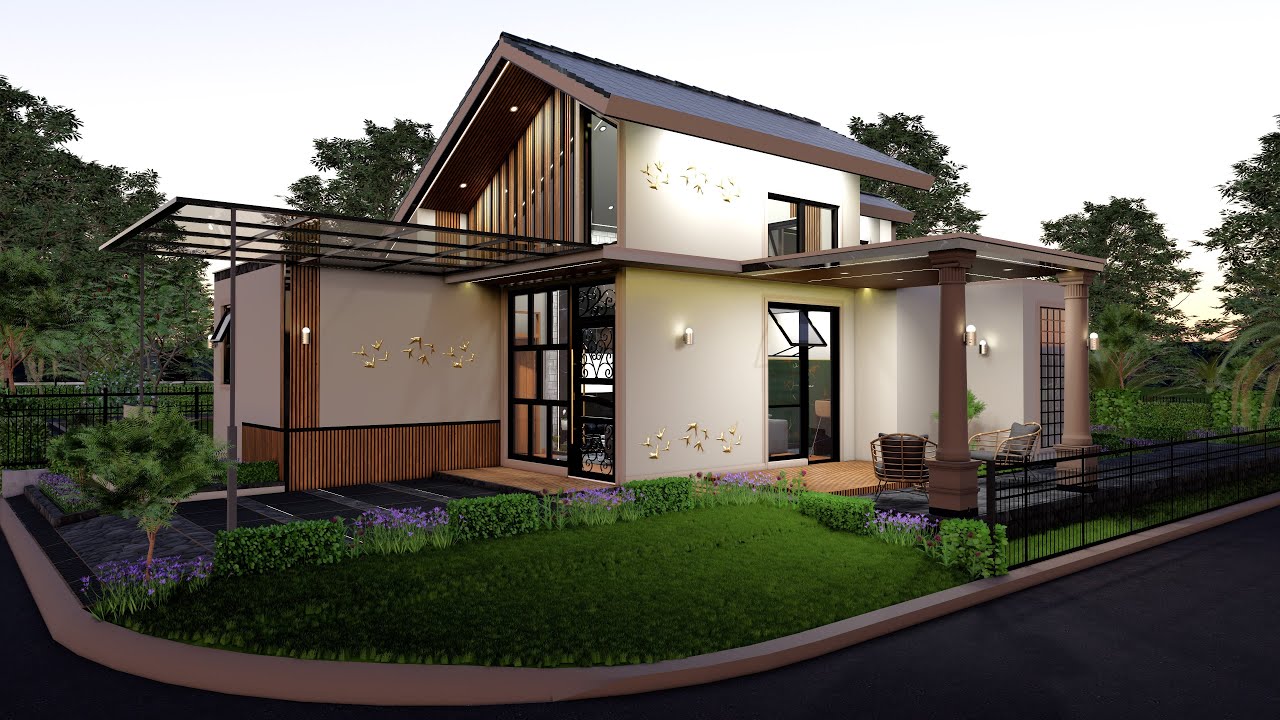 Suburban Modern & Cozy House Design | One Bedroom Bungalow Concept |  30x40m Lot
