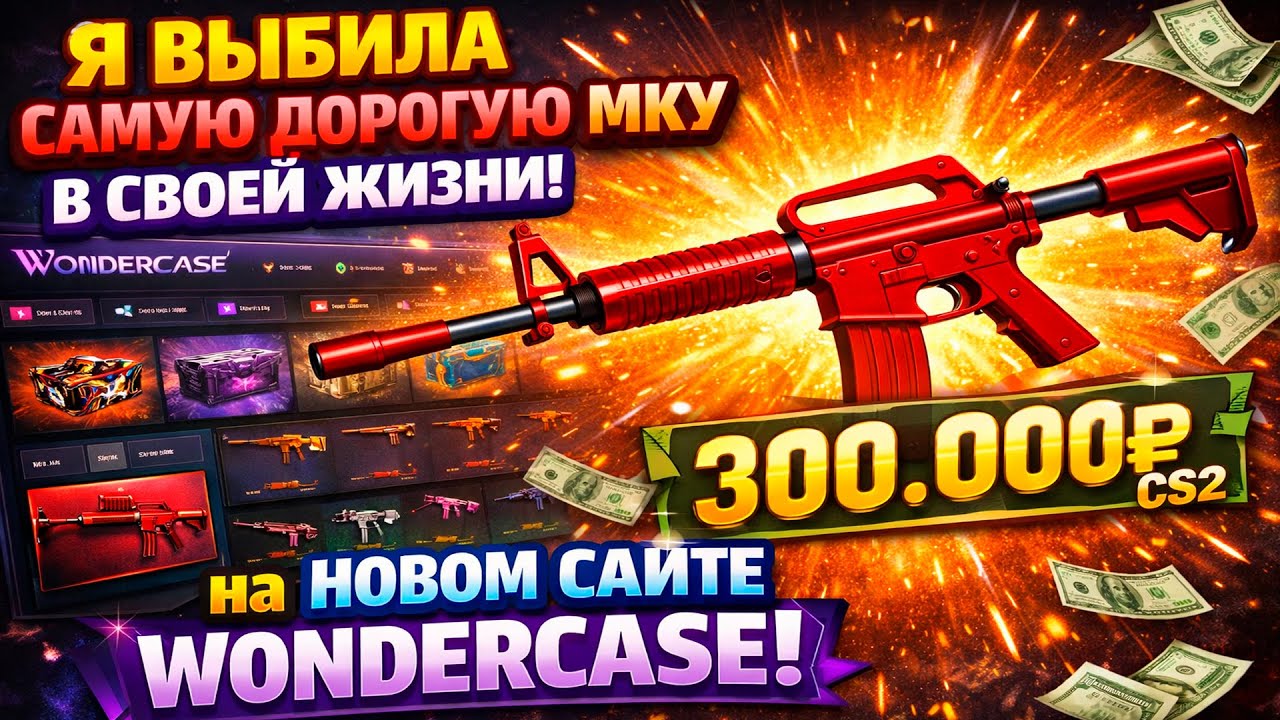 Я ВЫБИЛА САМУЮ ДОРОГУ МКУ В СВОЕЙ ЖИЗНИ на НОВОМ САЙТЕ WONDERCASE! ОГРАБЛЕНИЕ САЙТА!
