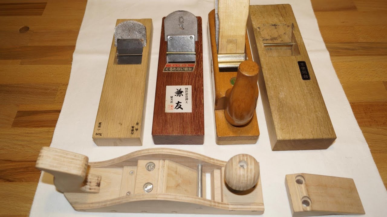 Holzhobel – Japanhobel, westlicher Hobel und ein Eigenbau