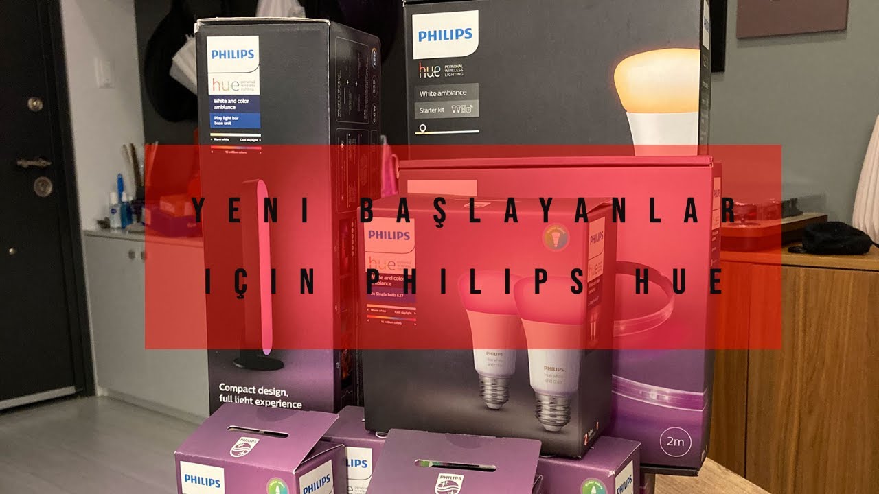 Yeni başlayanlar i&ccedil;in Philips hue lambaları💡💡💡💡💡