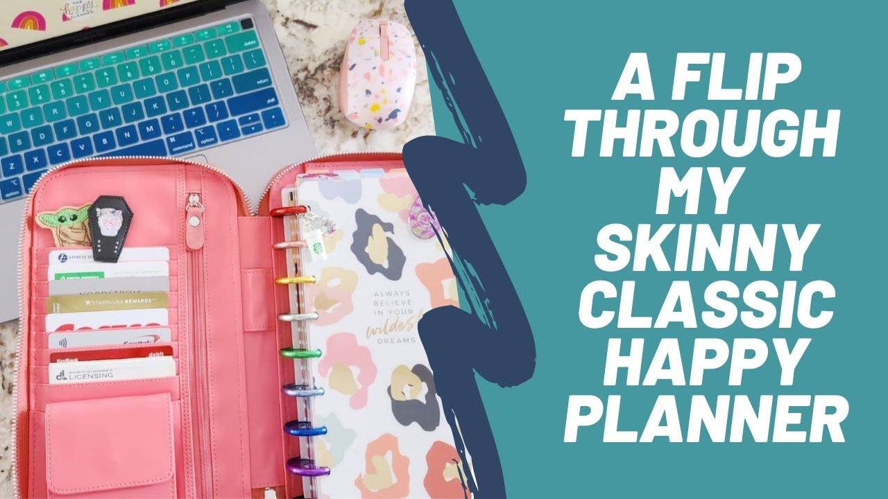 Plan With Me | A Flip Through My Skinny Classic Happy Planner/Wallet