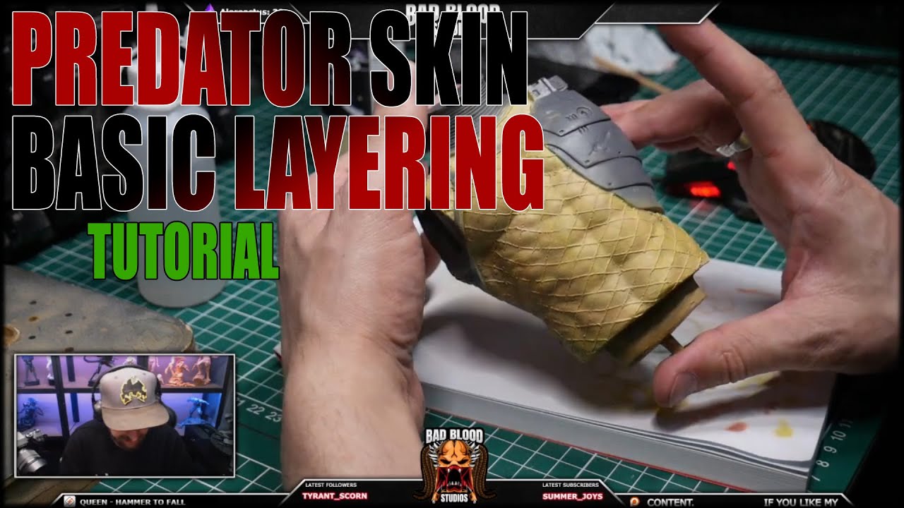 Tutorial - Reptilian / Predator Skin - Basic Layering