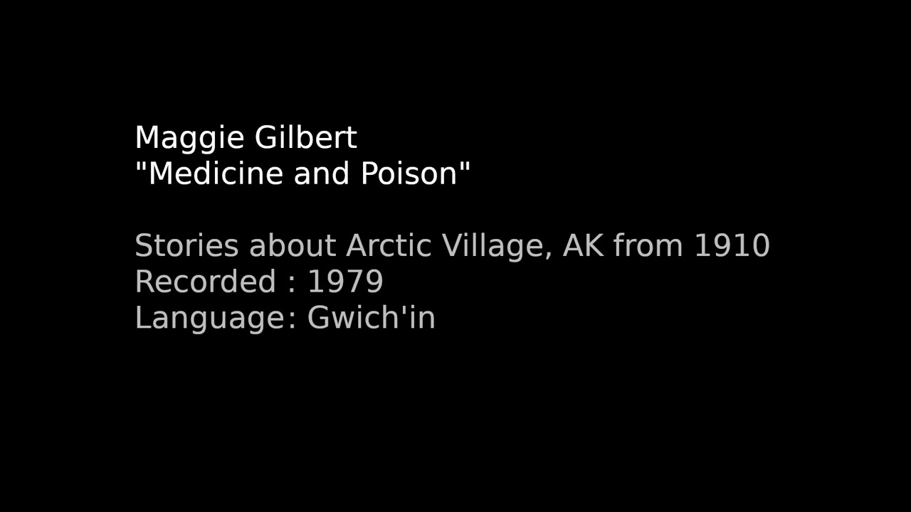 Maggie Gilbert, Medicine and Poison, Part 1 of 3