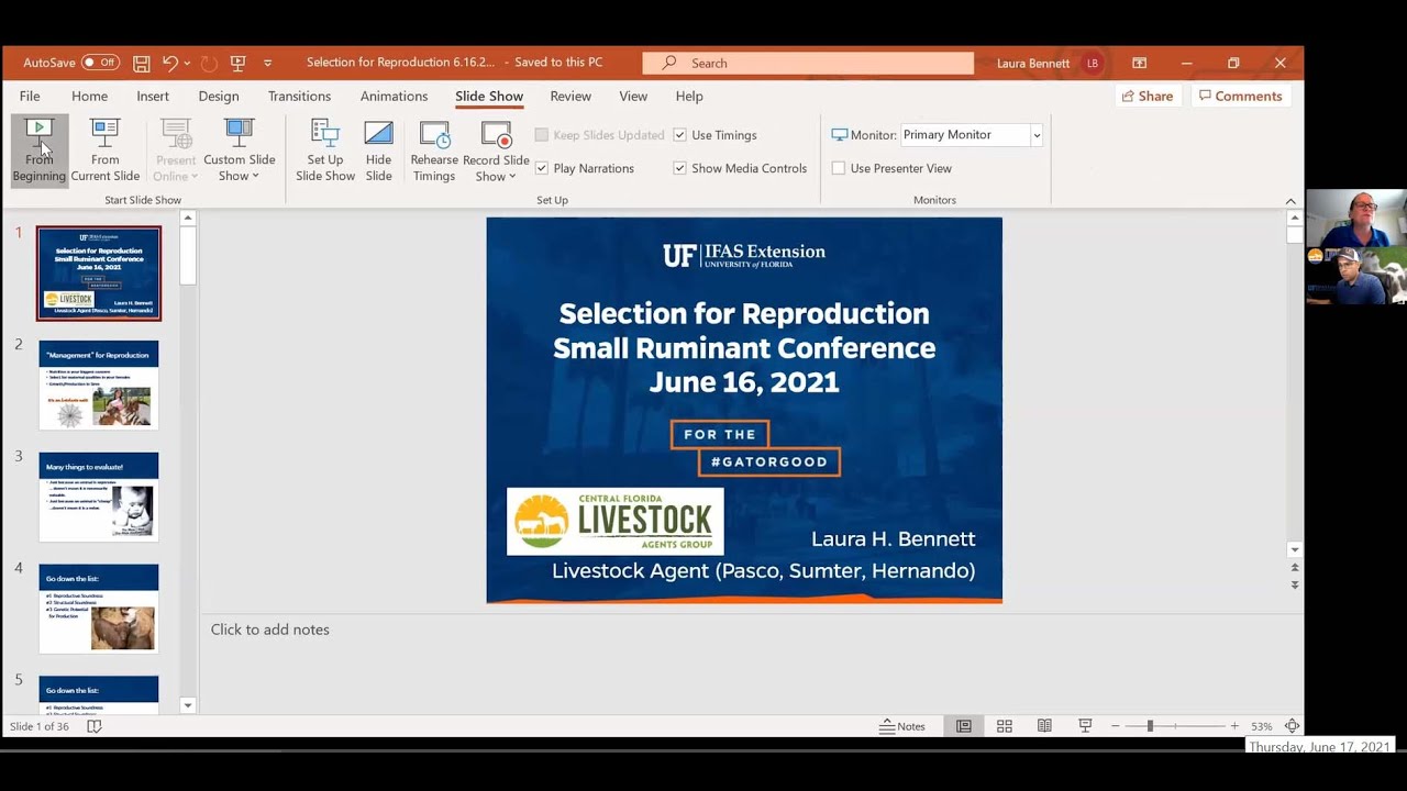 2021 Small Ruminant Production Conference: Session 2