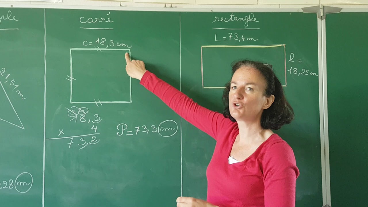 CM2 : CALCULER UN PÉRIMÈTRE