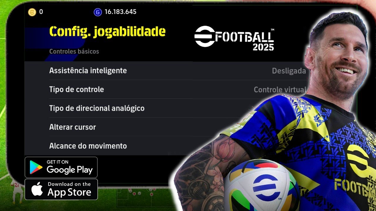 SEGREDO REVELADO 😱🔥 AS MELHORES CONFIGURAÇÕES efootball 2025 mobile