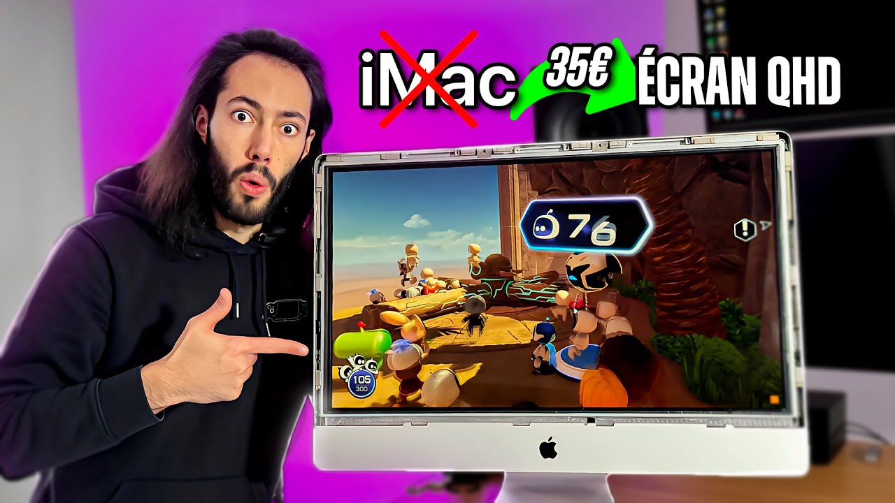 Comment transformer un vieil iMac en écran 1440P ! (pour 35€)