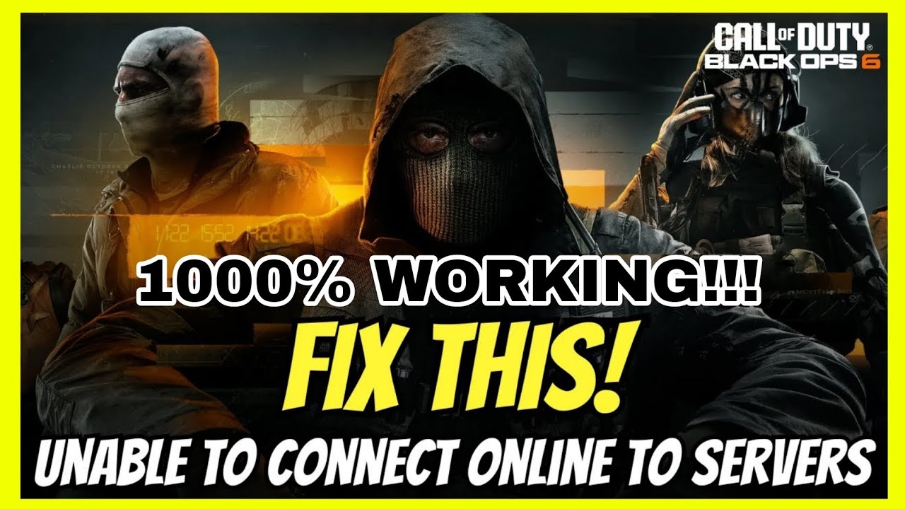 Black Ops 6 Unable to Connect to COD Servers? FIX It FAST! (PC/XBOX/PLAYSTATION)