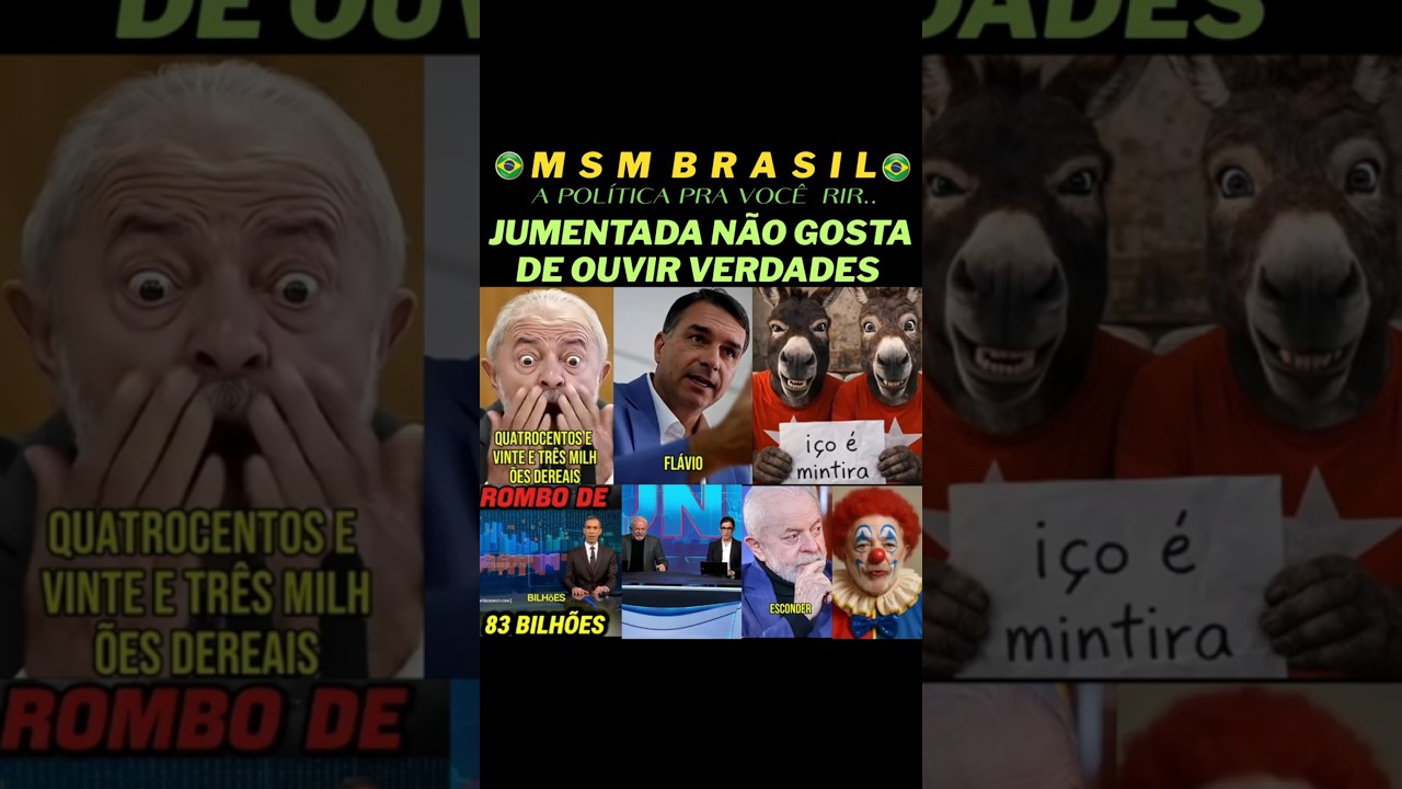 JUMENTADA N&Atilde;O SUPORTA VERDADES #bolsonaro #politica #not&iacute;cias #patriotas #memes #fazol #lula #funny