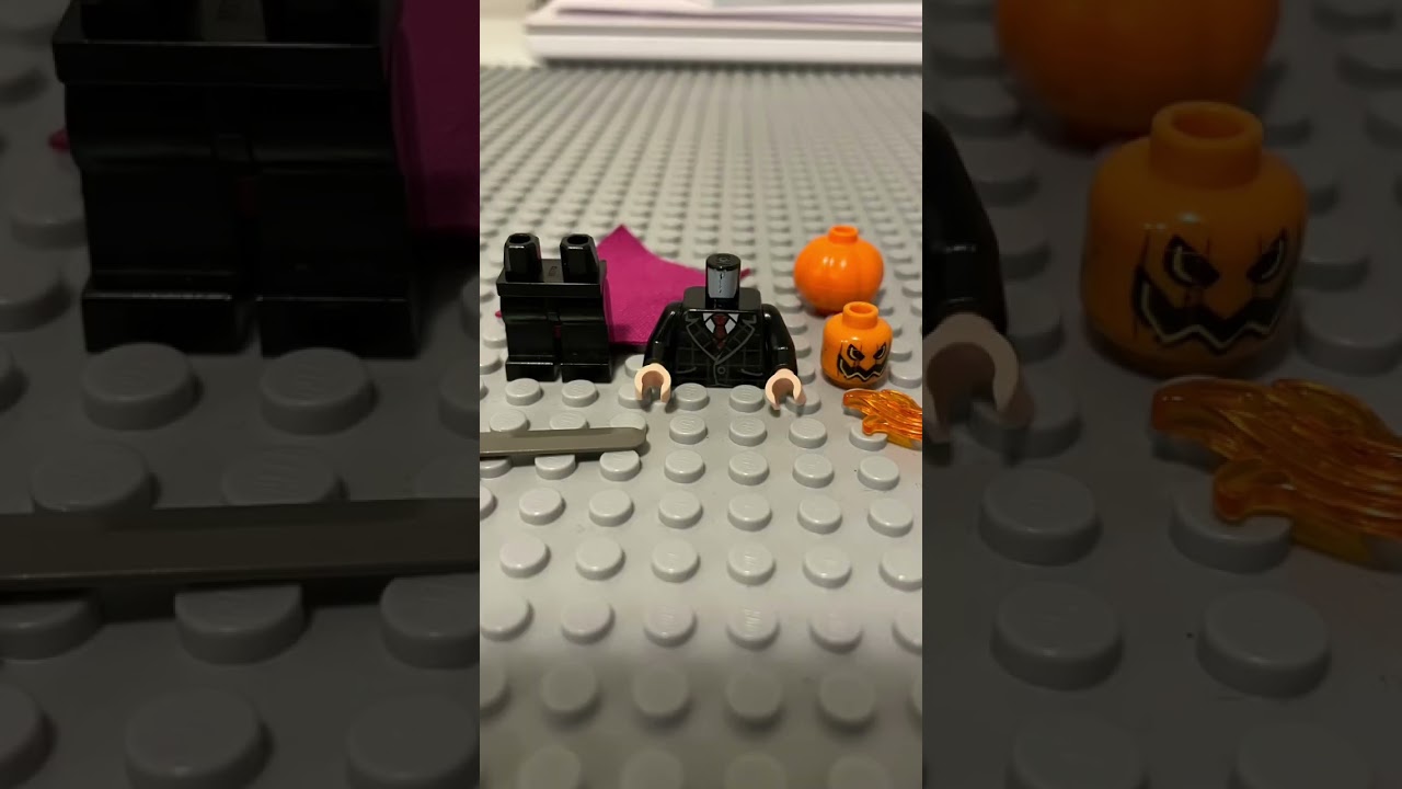 How to make a Lego headless horseman #lego #headlesshorseman #shorts