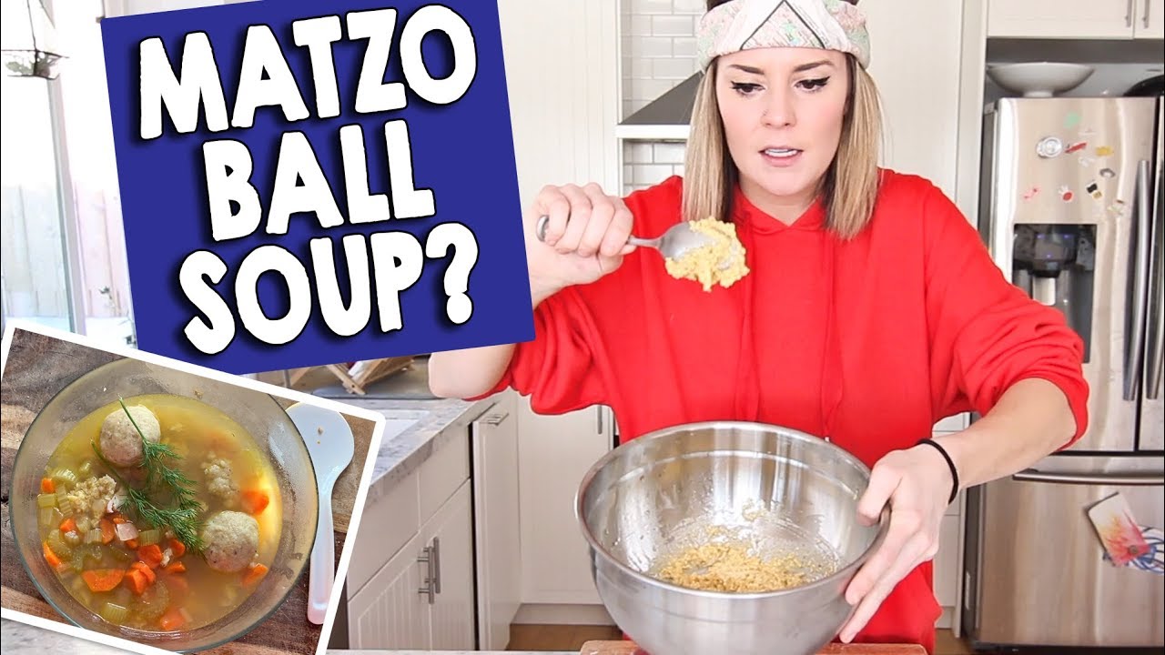 HOMEMADE MAZTO BALL SOUP // Grace Helbig